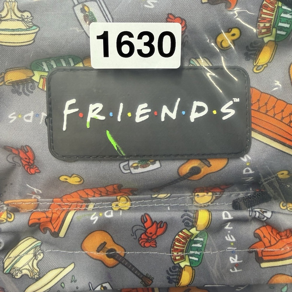 Friends TV Show Mini Backpack Gray Print Lobster Couch Guitar Travel Bag - Picture 8 of 8